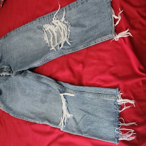 Agolde Distressed Jeans FIRM PRICE - Picture 4 of 12